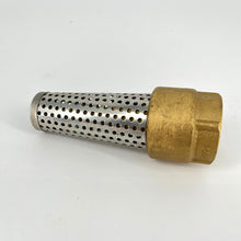 Load image into Gallery viewer, ProFlo 1" Brass Foot Valve with Stainless Steel Filter - PFXBFVG
