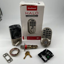 Load image into Gallery viewer, Kwikset HALO Satin Nickel Keypad Electronic Single-Cylinder Smart Lock Deadbolt
