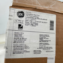 Load image into Gallery viewer, 2 Pack GBC EZload Laminating Roll 3748201EZ GBC EZload 3748201EZ 033816058255
