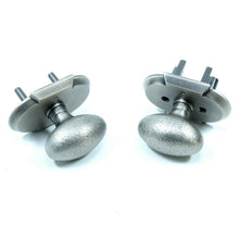 Load image into Gallery viewer, Bertolido Privacy Set - Distressed Antique Nickel 2 3/8" Backset
