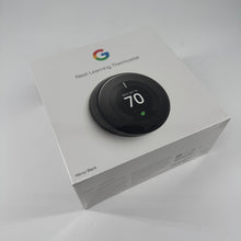 Load image into Gallery viewer, Google Nest T3018US 3rd Gen Programmable Thermostat - Mirror Black, A0013
