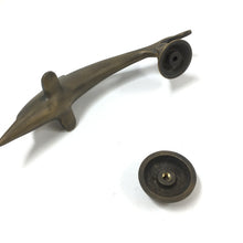 Load image into Gallery viewer, Door Knocker - Dolphin - Antique Brass (151-AB)
