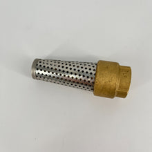 Load image into Gallery viewer, ProFlo 1" Brass Foot Valve with Stainless Steel Filter - PFXBFVG
