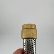 Load image into Gallery viewer, ProFlo 1" Brass Foot Valve with Stainless Steel Filter - PFXBFVG
