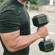 Load image into Gallery viewer, Tru Grit - 30lb Hex Elite Dumbbell Single - Black LOCAL PICKUP (Los Angeles CA)

