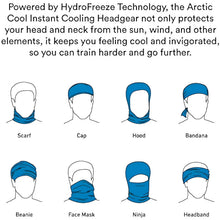 Load image into Gallery viewer, 9 Total Face Covers - Arctic Cool Cooling Face Cover/Gaiter 3-pack
