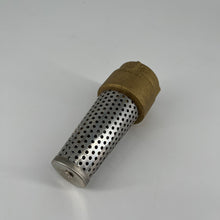 Load image into Gallery viewer, ProFlo 1-1/4" Brass Foot Valve with Stainless Steel Filter - PFXBFVH
