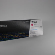 Load image into Gallery viewer, NEW Genuine HP 206X W2113X Magenta High Yield LaserJet Toner Cartridge SEALED
