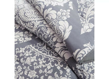 Load image into Gallery viewer, Madison Park Queen 7 Piece Cotton Printed Comforter Set In Grey Finish MP10-501
