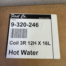Load image into Gallery viewer, 9-320-246 - Coil 3R 12H X 16L - (18/24VDX-3HW, HWF32-3) 3 row heating coil

