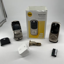 Load image into Gallery viewer, Yale Assure Deadbolt Lock with Touchscreen, Satin Nickel
