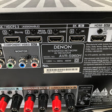 Load image into Gallery viewer, Denon AVR-S960H 7.2-Channel 4K AV Receiver - Black
