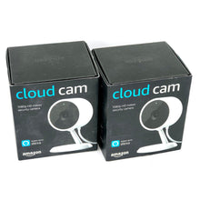 Load image into Gallery viewer, Pack of 2 Sealed Amazon Cloud Cam Indoor Security Cameras - White
