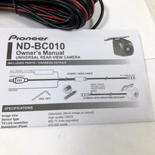 Load image into Gallery viewer, Pioneer ND-BC010 Universal Rear View Camera
