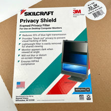 Load image into Gallery viewer, SKILCRAFT Privacy Shield 7045-01-614-6233 – 3M Privacy Filter – 22"
