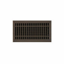 Load image into Gallery viewer, Signature Hardware Floor Register w/ Louvers 6" x 8" (Antique Brass) CON-608-AB
