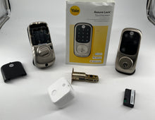 Load image into Gallery viewer, Yale Assure Deadbolt Lock with Touchscreen, Satin Nickel
