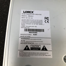 Load image into Gallery viewer, READ NO APP CONNECTION LOREX D862A8-Z 8-Channel 4K Ultra Analog HD DVR 2TB HDD
