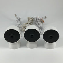 Load image into Gallery viewer, 3-PACK ISSUE Google Nest Security Cam Indoor 1080p Wired 2nd Generation GJQ9T
