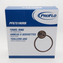 Load image into Gallery viewer, ProFlo Wall Mounted Towel Ring PF6751 5-7/8" (PF6751NORB) Oil Bronze
