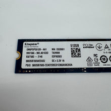 Load image into Gallery viewer, Kingston SSD Drive 512GB M.2 2280 PCIe 0M8PDP3512B-AA1 Health 100%
