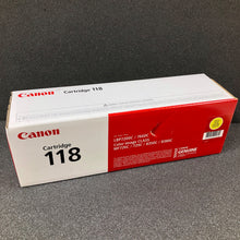 Load image into Gallery viewer, Genuine Canon 118 Yellow Toner Print Cartridge MF726c 729c 8350c 8380c
