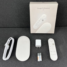 Load image into Gallery viewer, Google TV Streamer 4K Fast Streaming Entertainment - 32 GB of Storage, Porcelain
