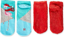 Load image into Gallery viewer, HUE Footsie Socks Gift Box Set U19595-79787 (Red Hot) 2-pack
