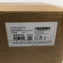 Load image into Gallery viewer, Sonance VX66 RECTANGLE Visual Experience Series 6" Medium 2-Way In Wall Speakers
