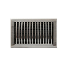 Load image into Gallery viewer, Signature Hardware Dome Vent Floor Register w/ Louvers 8" x 12" (Antique Brass)
