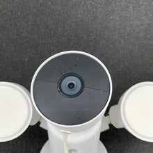 Load image into Gallery viewer, Google GPLE9 Outdoor Weatherproof Floodlight IP Camera 1080p White, Wired
