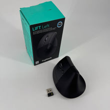 Load image into Gallery viewer, Logitech Lift Wireless Vertical Mouse - Graphite (Left-Handed)
