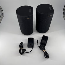 Load image into Gallery viewer, Sony SA-RS5 Active Rear Speakers Black SA-RS5 Left and Right w/ Power Adapters
