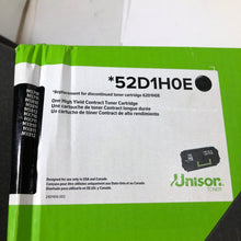 Load image into Gallery viewer, Lexmark 52D1H0E Black Replacement Unison Toner Cartridge
