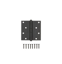 Load image into Gallery viewer, 2 PACK Baldwin 9BR7028-010 Reserve Square Corner Door Hinge 4" (Satin Black)
