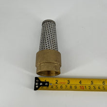 Load image into Gallery viewer, ProFlo 1-1/4" Brass Foot Valve with Stainless Steel Filter - PFXBFVH
