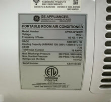 Load image into Gallery viewer, GE APWA12YZBW 450 Sq. Ft. Smart Portable Air Conditioner - White
