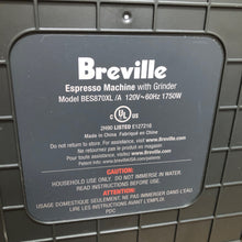 Load image into Gallery viewer, Breville Barista Express Espresso Machine BES870XL - Brushed Stainless Steel
