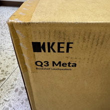 Load image into Gallery viewer, KEF Q3 Meta Bookshelf Speakers (Pair) - Black NIB

