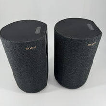 Load image into Gallery viewer, Sony SA-RS5 Active Rear Speakers Black SA-RS5 Left and Right w/ Power Adapters
