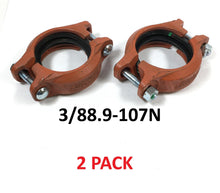 Load image into Gallery viewer, Victaulic Grooved Model Coupling 3/88.9-107N (2 PACK)
