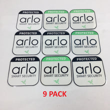 Load image into Gallery viewer, Arlo Smart Security Sticker Decal for Arlo Security Systems (9 PACK)
