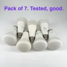 Load image into Gallery viewer, LOT OF 7 Philips 9290023351 Hue White 1600 Lumens 17W A21 LED Bulbs, TESTED GOOD
