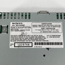 Load image into Gallery viewer, Sony MEX-N4380BT FM/AM CD Bluetooth Car Audio (READ!)
