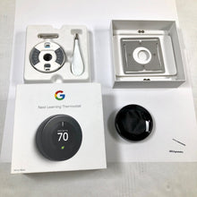 Load image into Gallery viewer, Google Nest Learning Thermostat 3rd Generation T3018US - Mirror Black
