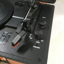 Load image into Gallery viewer, Victrola Black Rose Gold Portable Turntable Bluetooth (VSC-550BT)
