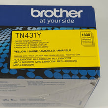 Load image into Gallery viewer, NEW Genuine Brother TN431Y Yellow Toner Cartridge OEM 1,800 Page Yield
