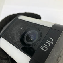 Load image into Gallery viewer, Ring Spotlight Cam Wireless Black Outdoor Camera Battery 5AT3S8 acceptable
