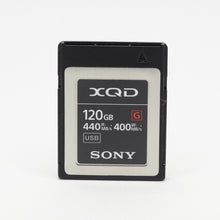 Load image into Gallery viewer, Sony Memory Card XQD G Series 120GB (QD-G120F/J) 440mb/s Read 400mb/s Write
