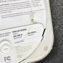 Load image into Gallery viewer, Google Nest Protect - Battery Smoke Detector Carbon Monoxide Alarm Expires 2030
